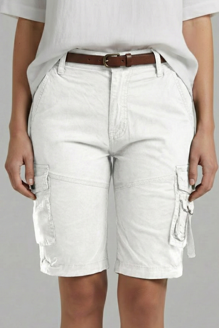 Bold Cargo Shorts with Multi-Pocket Detail