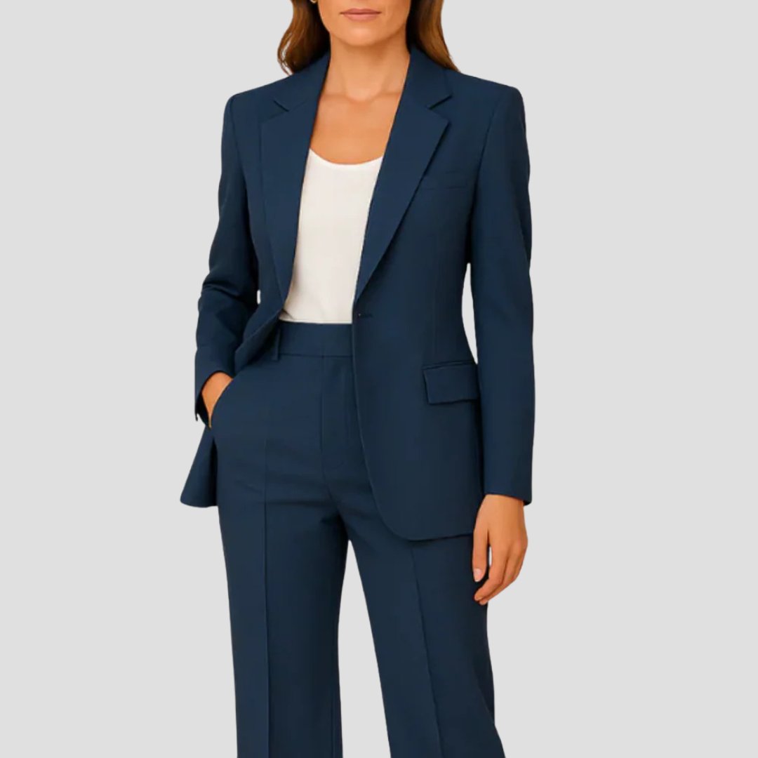 Tailored Two Piece Blazer and Trouser Suit Set