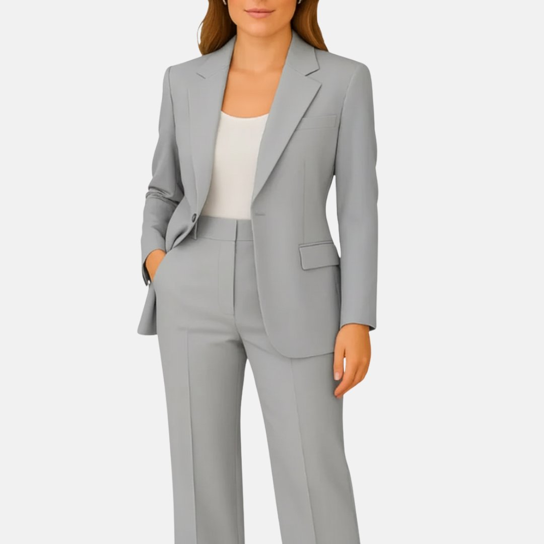 Tailored Two Piece Blazer and Trouser Suit Set