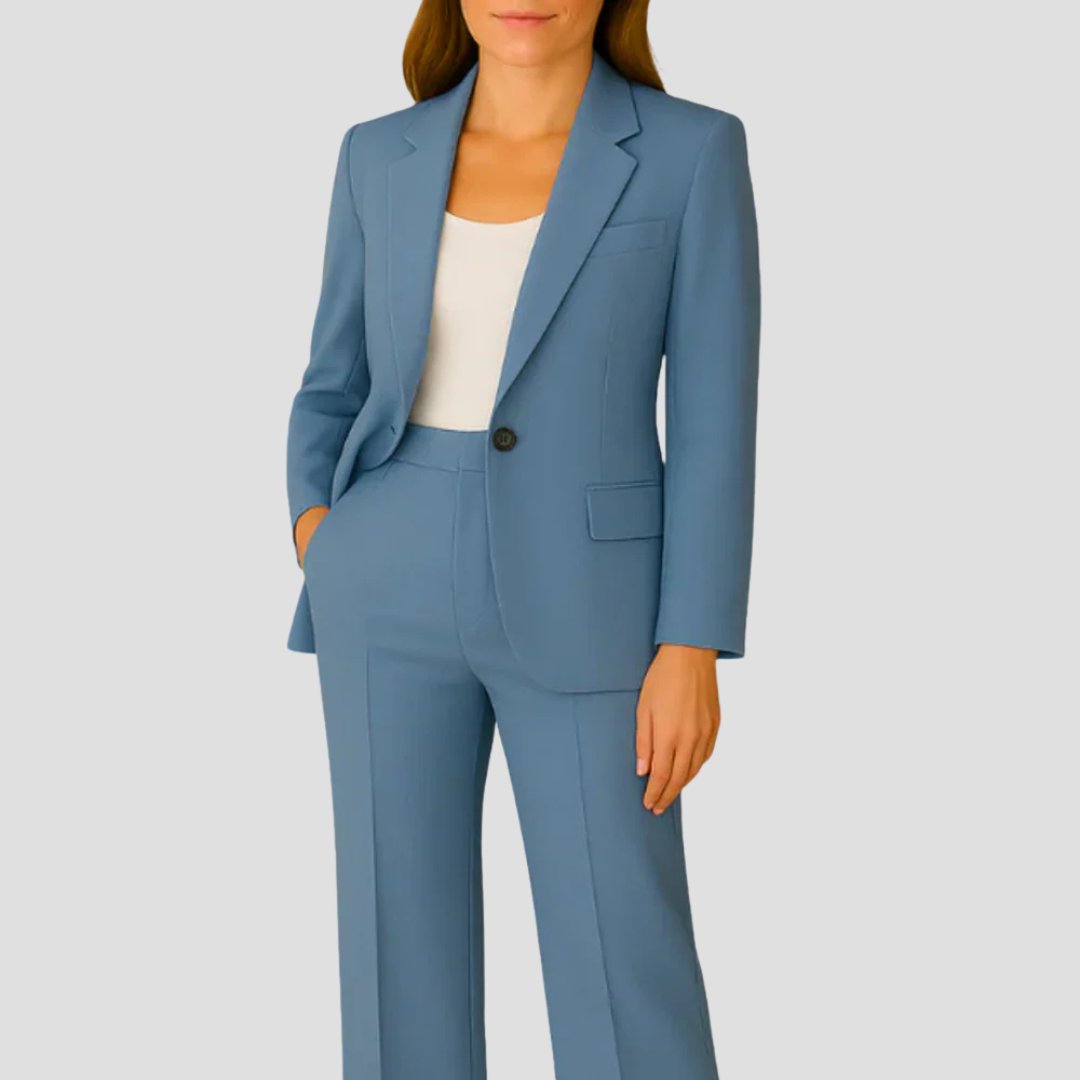 Tailored Two Piece Blazer and Trouser Suit Set