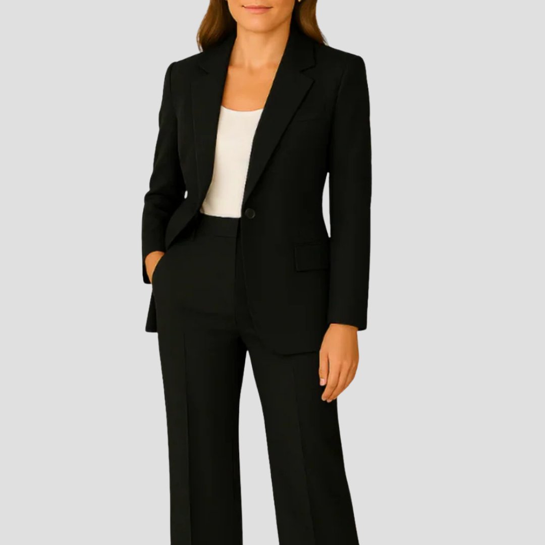 Tailored Two Piece Blazer and Trouser Suit Set