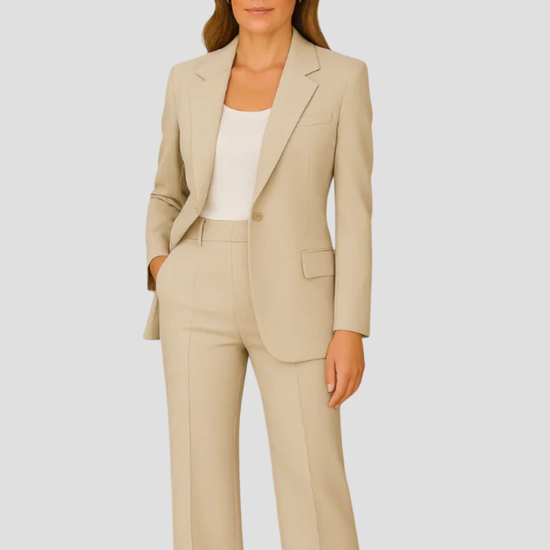 Tailored Two Piece Blazer and Trouser Suit Set