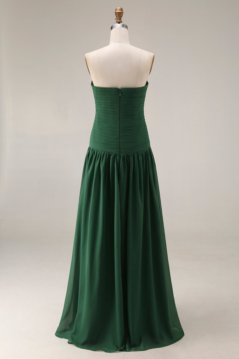 A-line Strapless And Maxi Dress