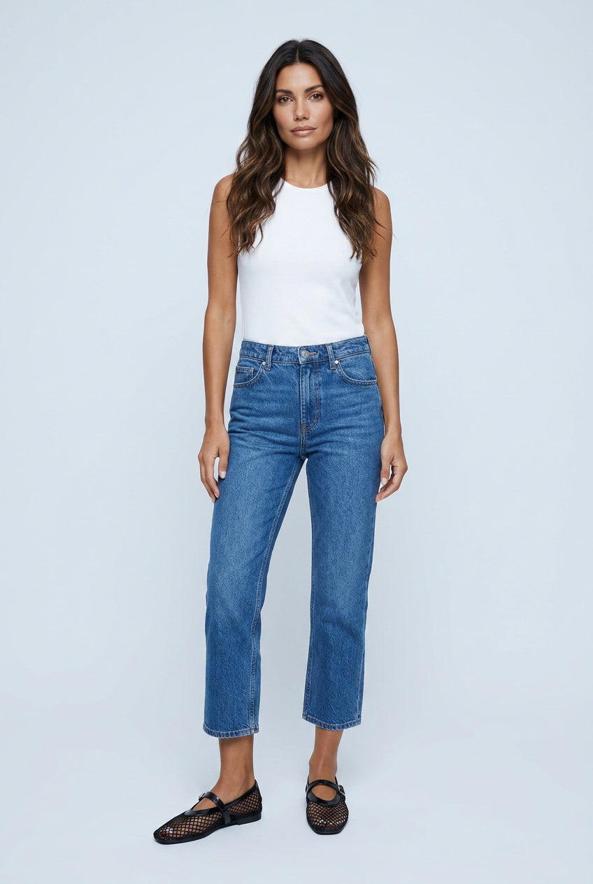 Buckle Mesh Mary Jane Flats