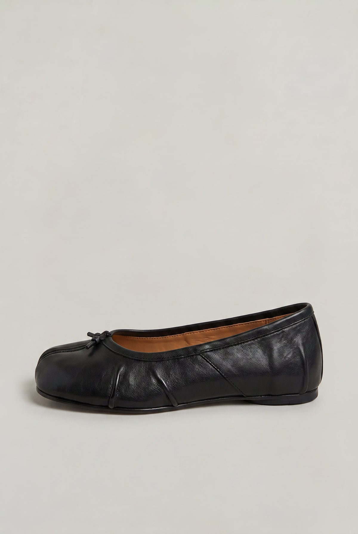 Leather Slip On Ballet Flats