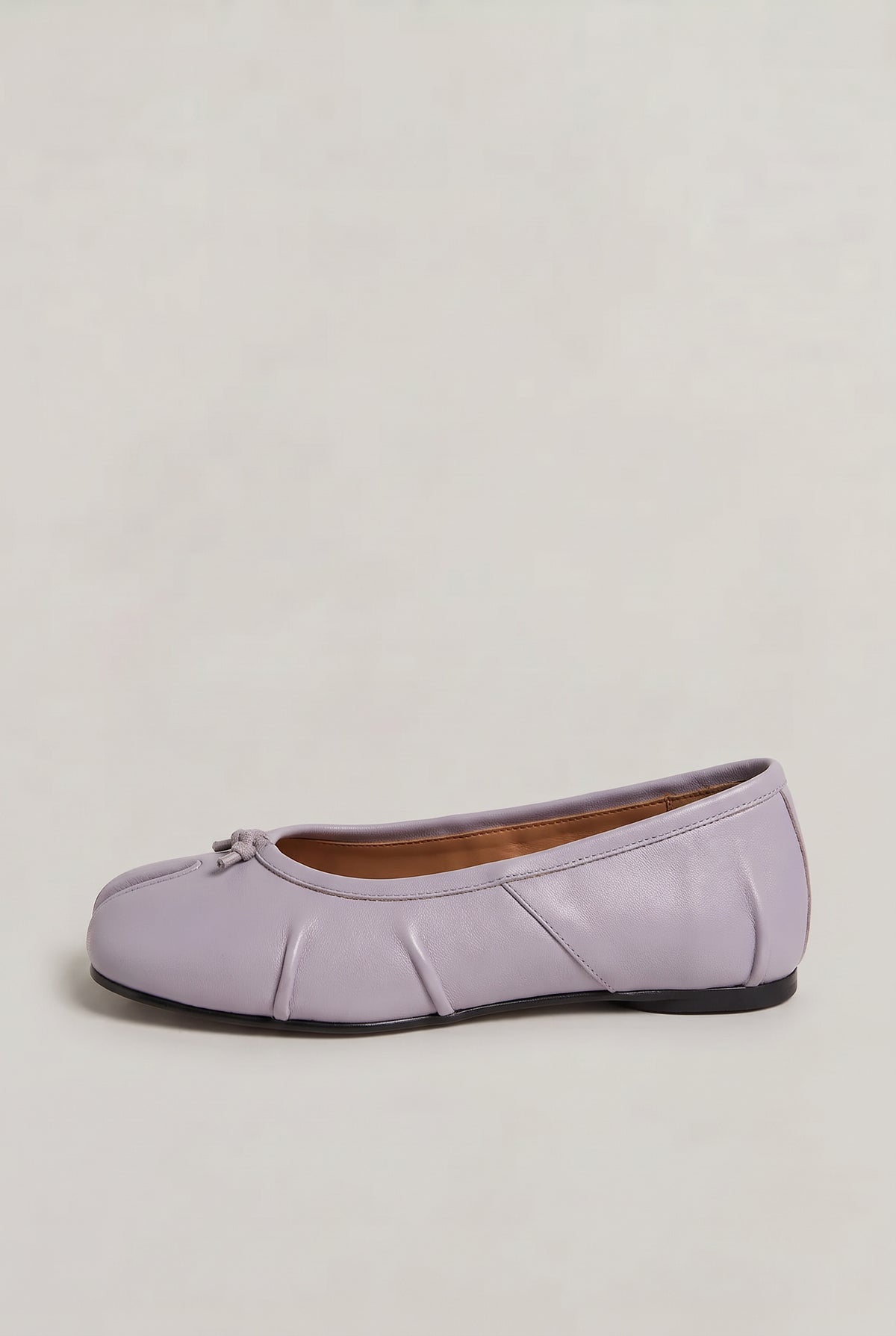Leather Slip On Ballet Flats