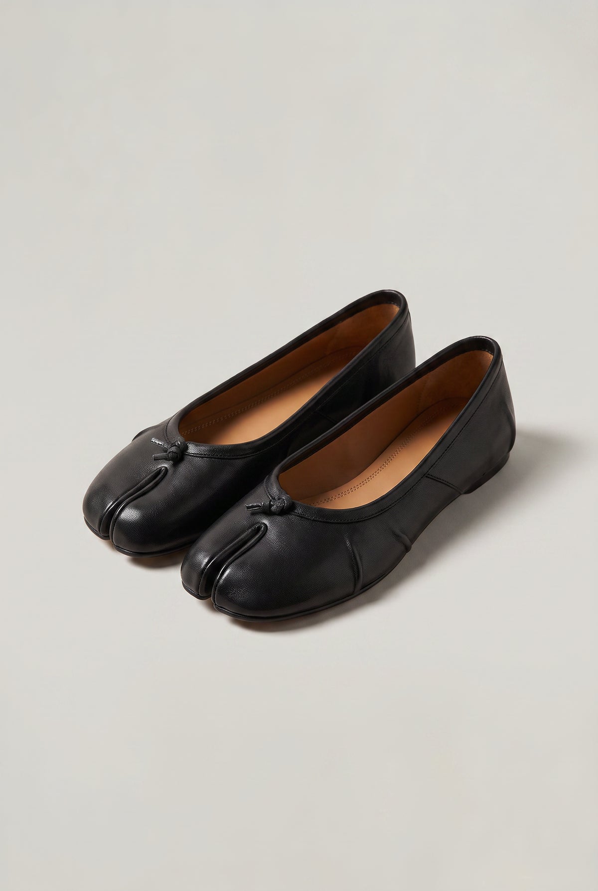 Leather Slip On Ballet Flats