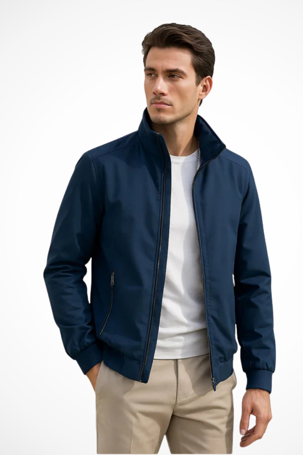 Men's Bomber Zip-Up Jacket
