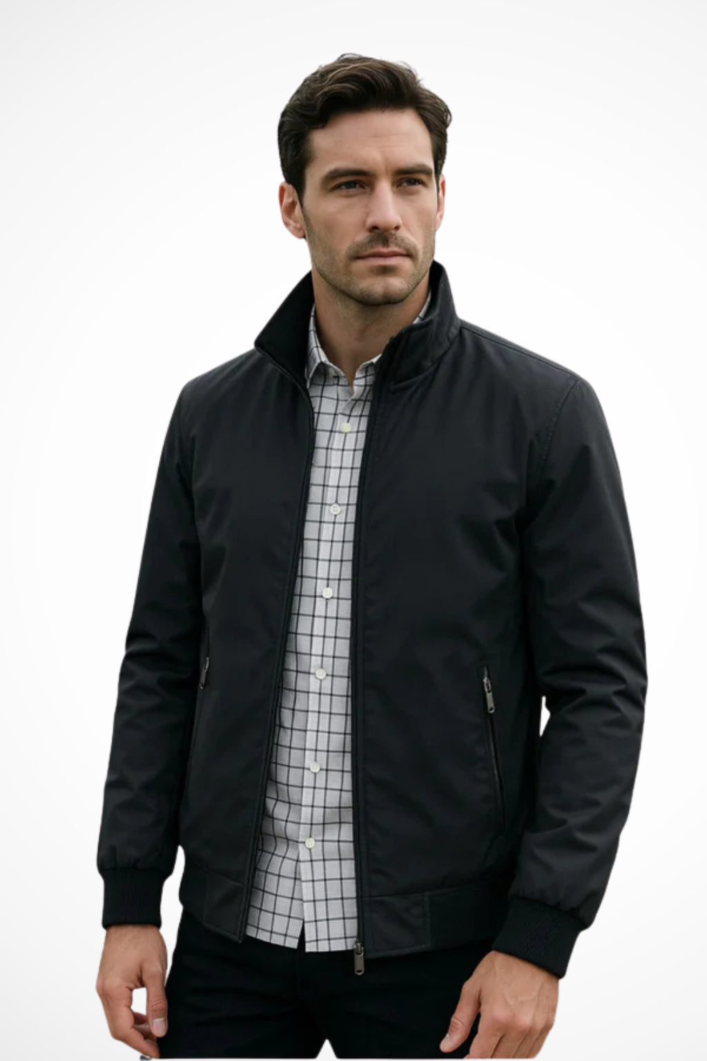 Men's Bomber Zip-Up Jacket