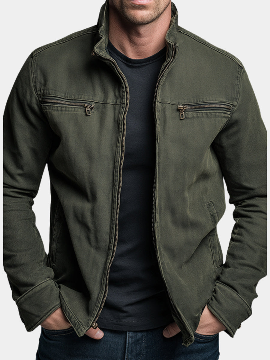 Men's Cotton Zip-Up Jacket
