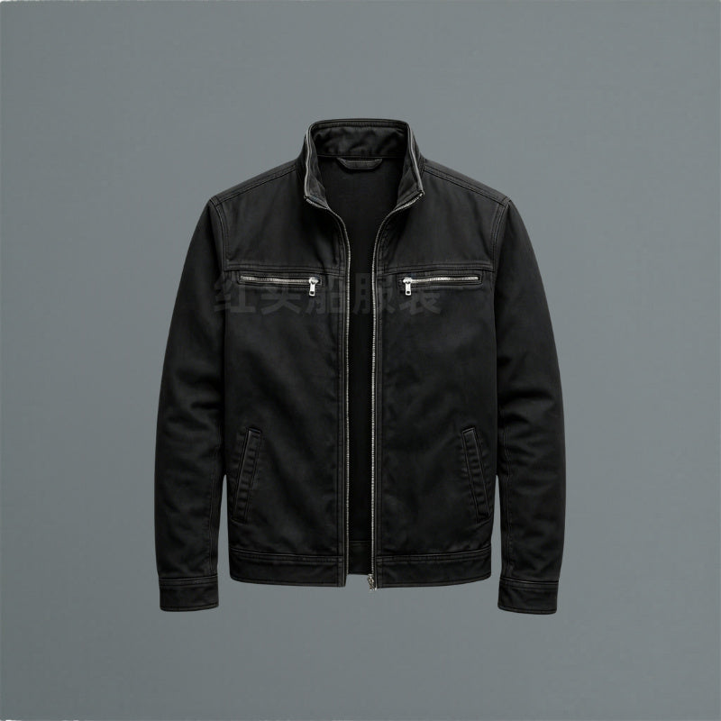 Men's Cotton Zip-Up Jacket