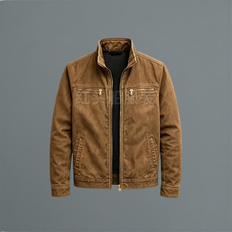 Men's Cotton Zip-Up Jacket