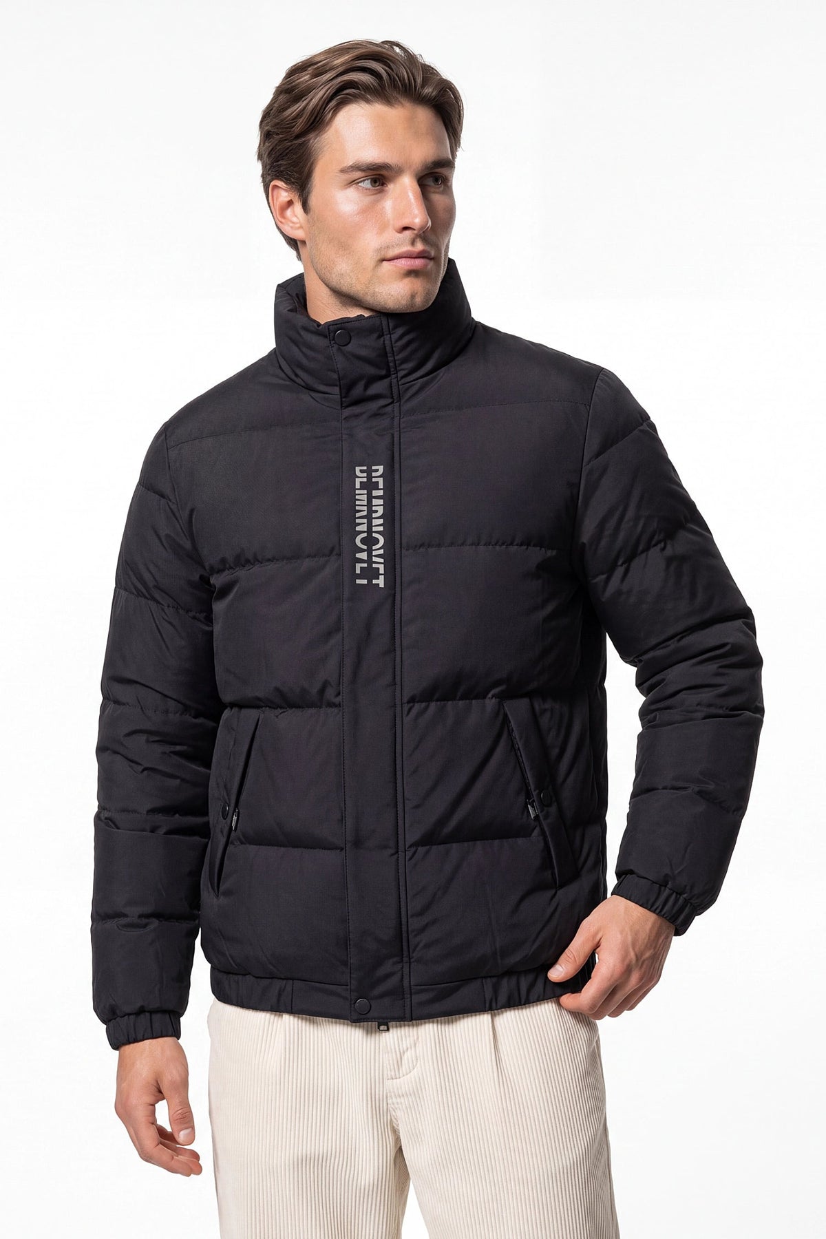 Men's High Collar Puffer Jacket