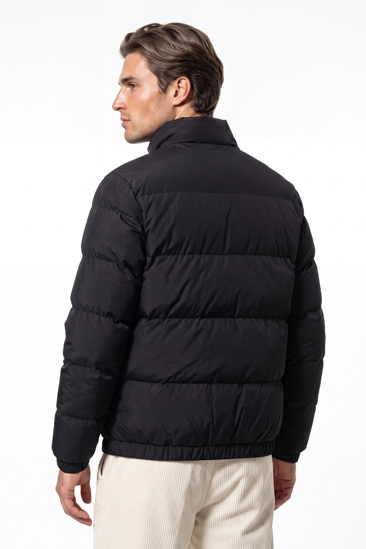 Men's High Collar Puffer Jacket
