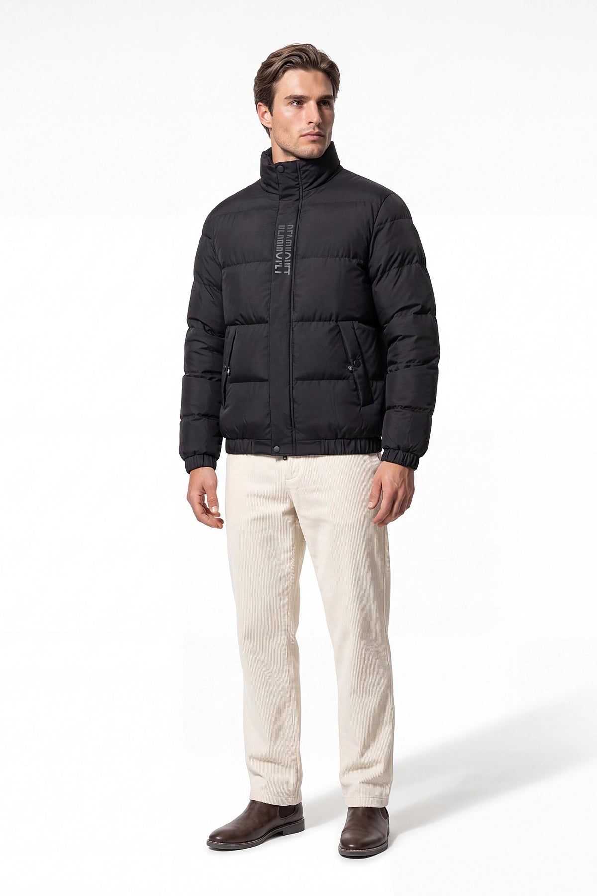 Men's High Collar Puffer Jacket