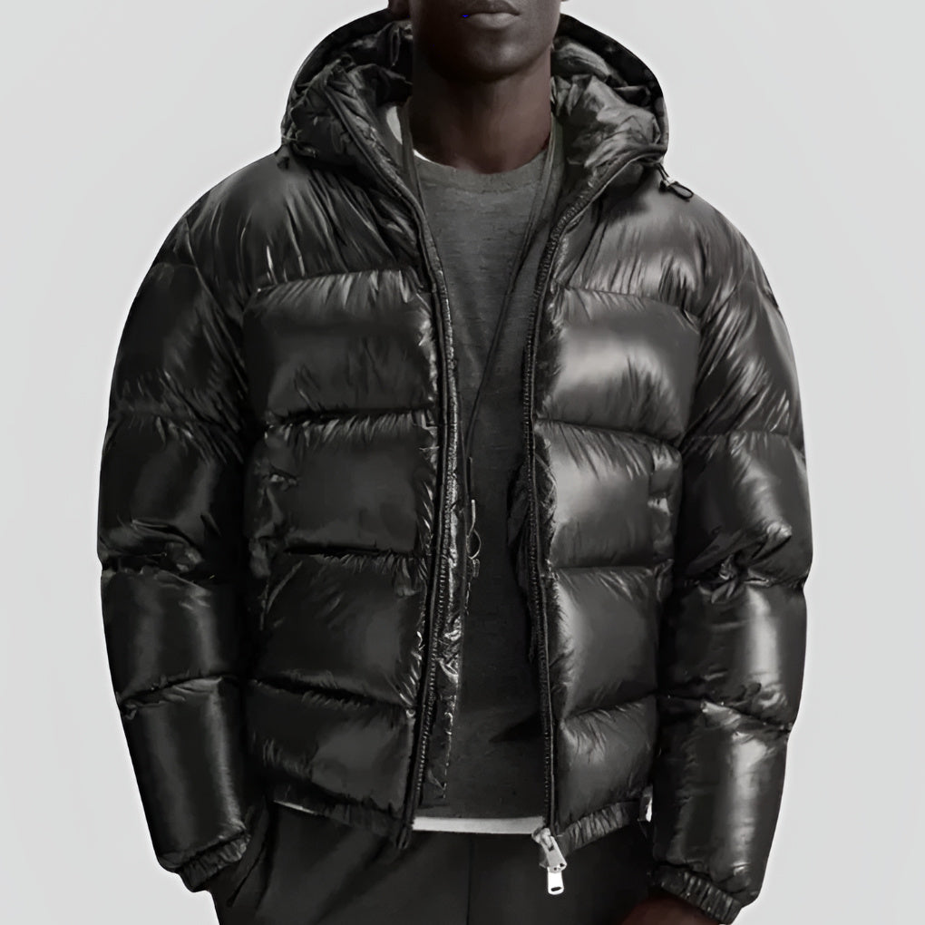 Men's Hooded Insulated Puffer Jacket