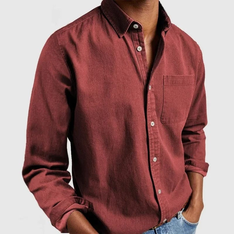Men's Long Sleeve Polo Shirt