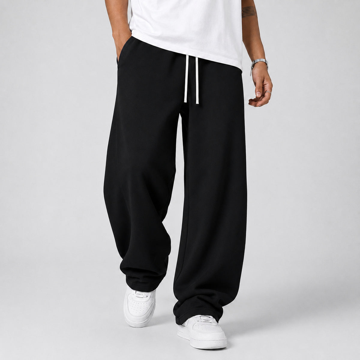 Men's Loose Drawstring Jogger Trousers