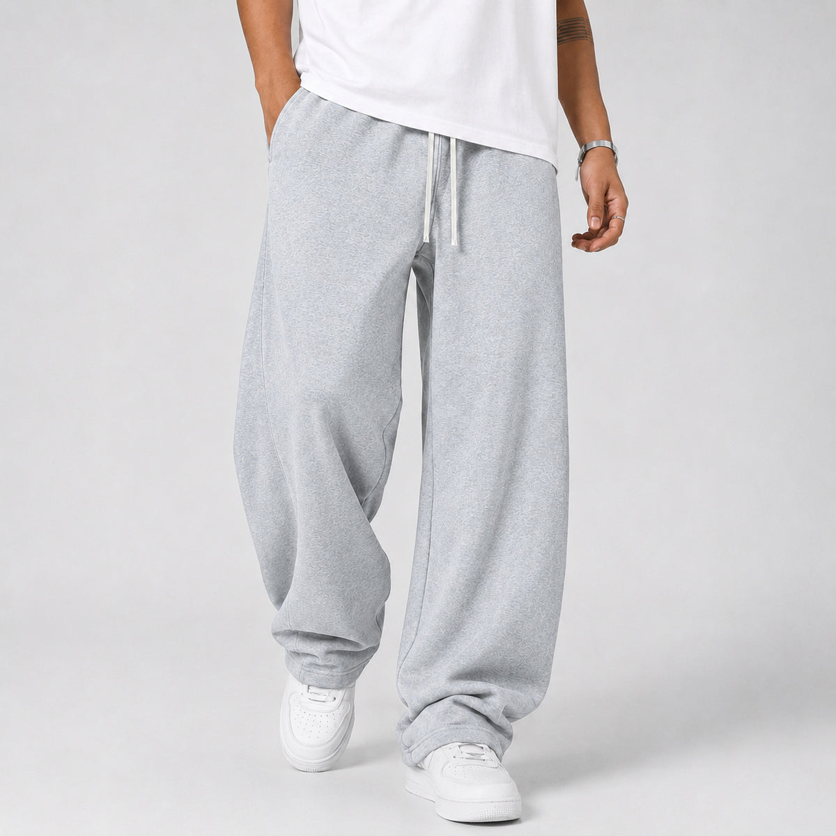 Men's Loose Drawstring Jogger Trousers
