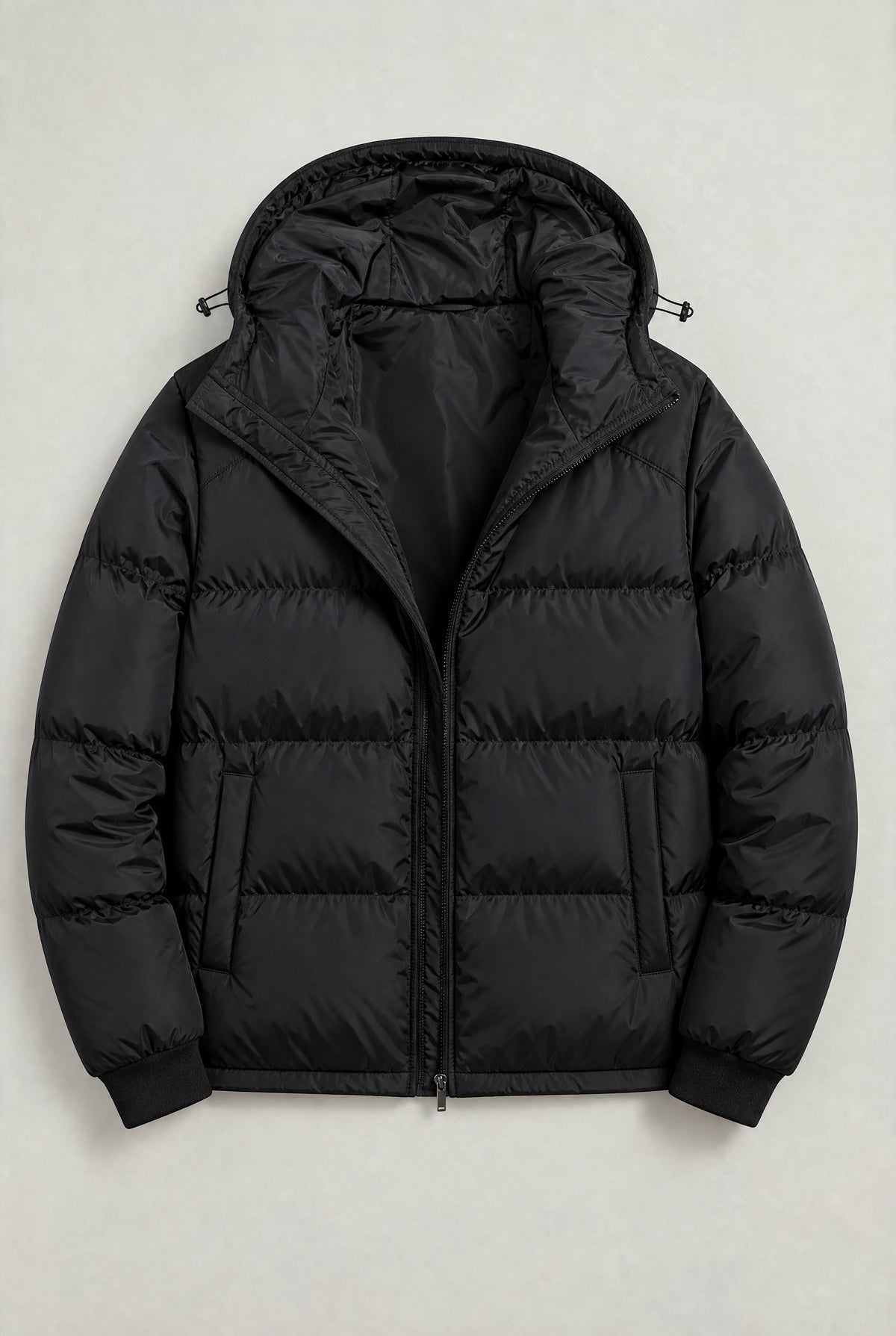 Men's Loose Relaxed Hooded Puffer Jacket