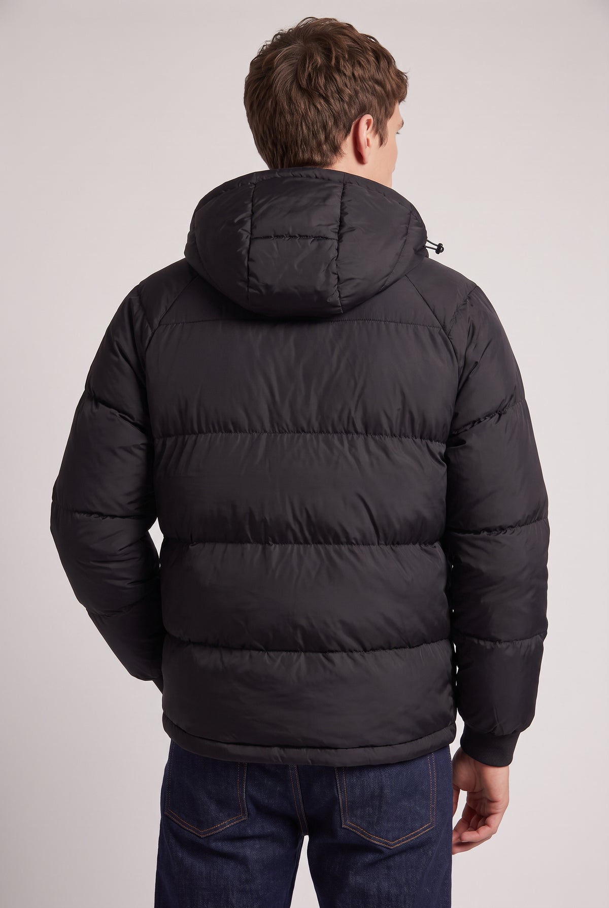 Men's Loose Relaxed Hooded Puffer Jacket