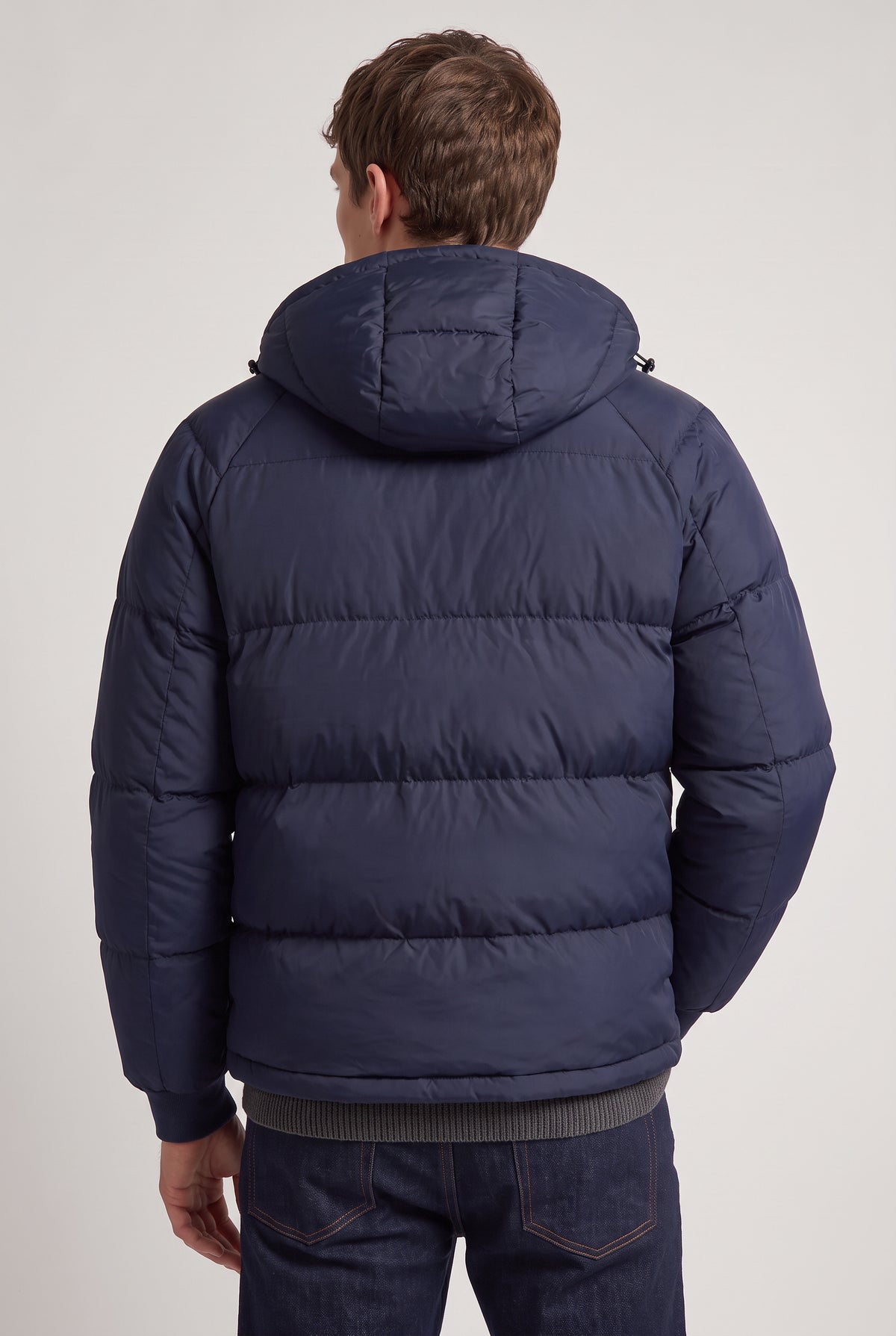 Men's Loose Relaxed Hooded Puffer Jacket