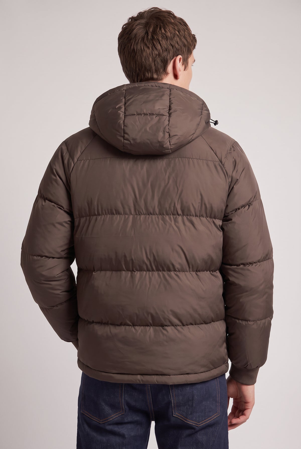 Men's Loose Relaxed Hooded Puffer Jacket
