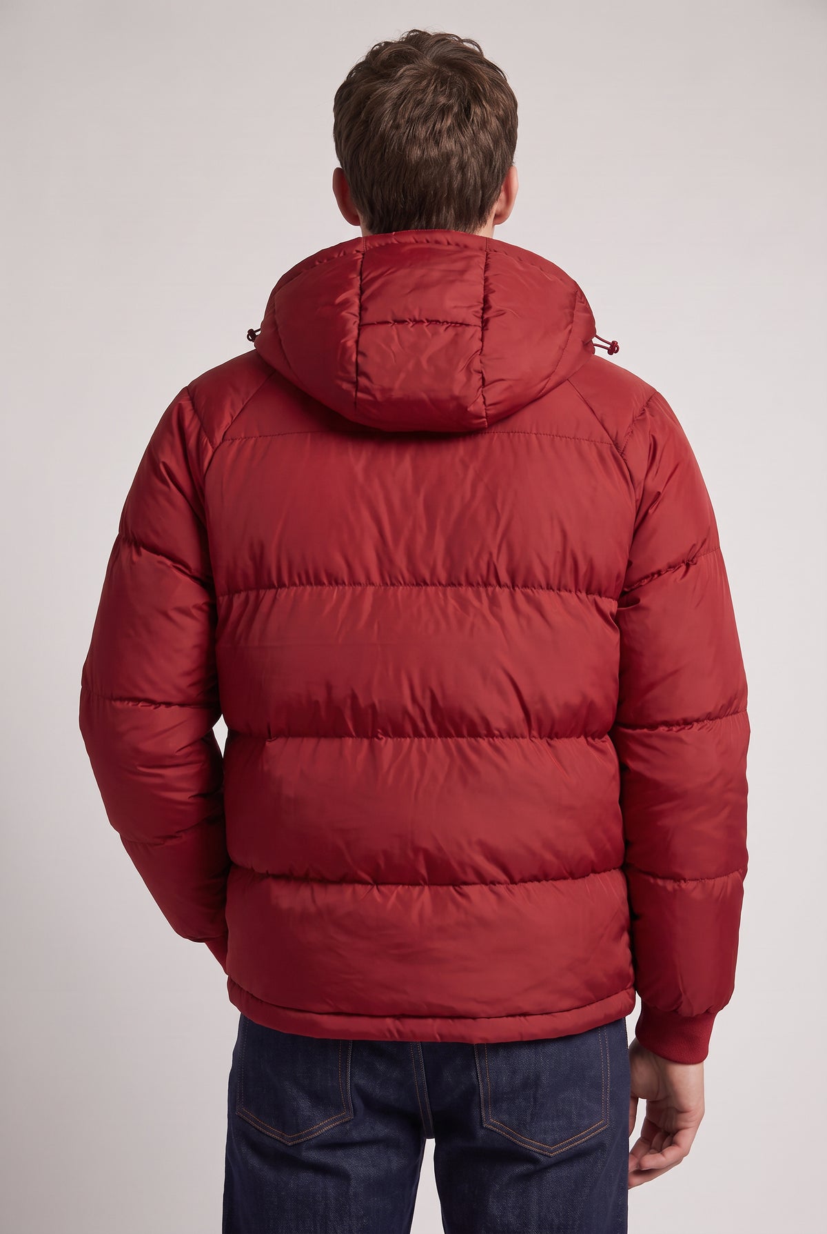 Men's Loose Relaxed Hooded Puffer Jacket