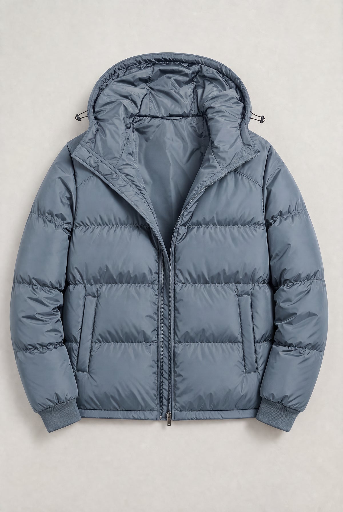 Men's Loose Relaxed Hooded Puffer Jacket