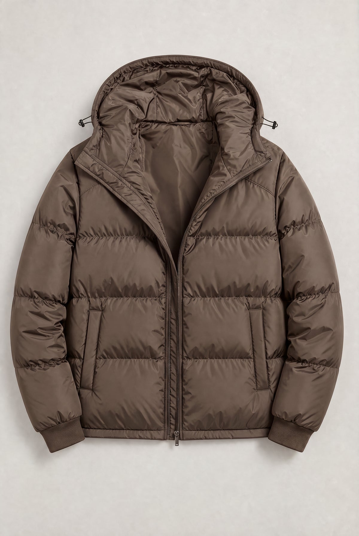 Men's Loose Relaxed Hooded Puffer Jacket