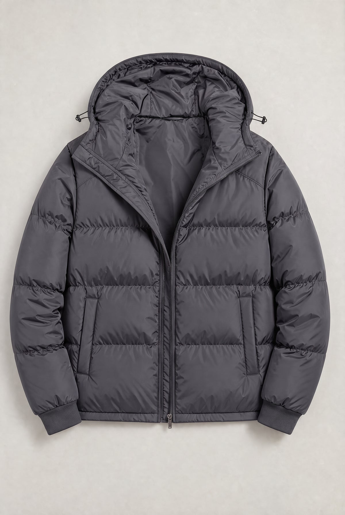 Men's Loose Relaxed Hooded Puffer Jacket
