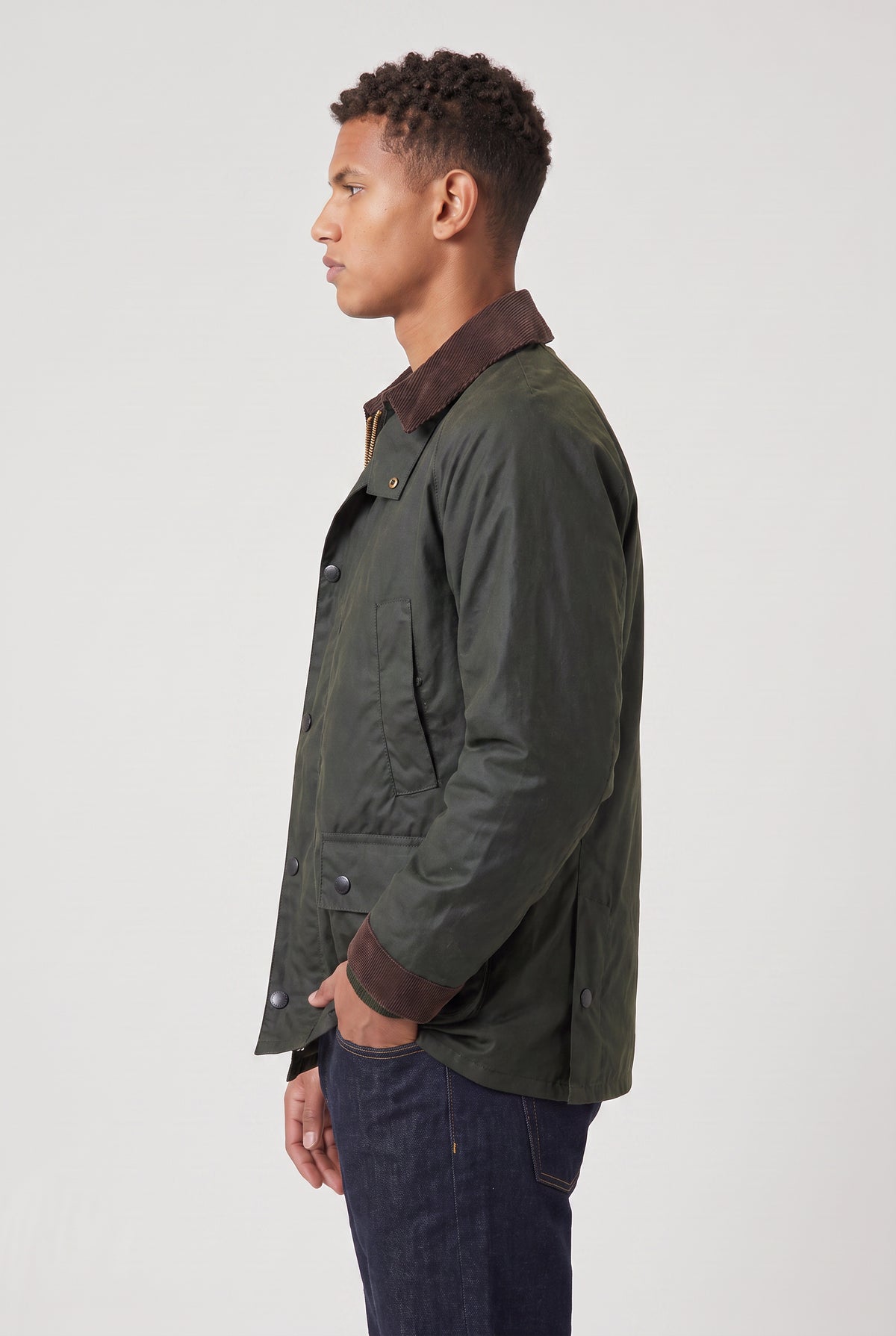 Men's Loose Zip-Up Casual Jacket