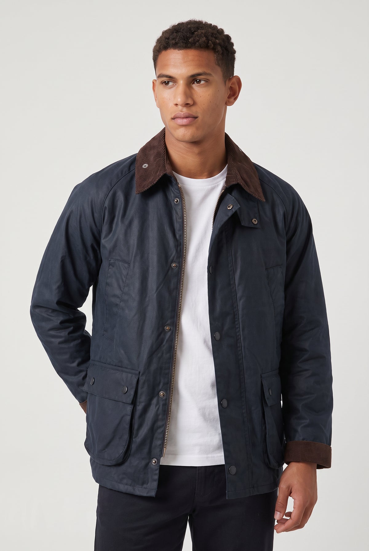 Men's Loose Zip-Up Casual Jacket