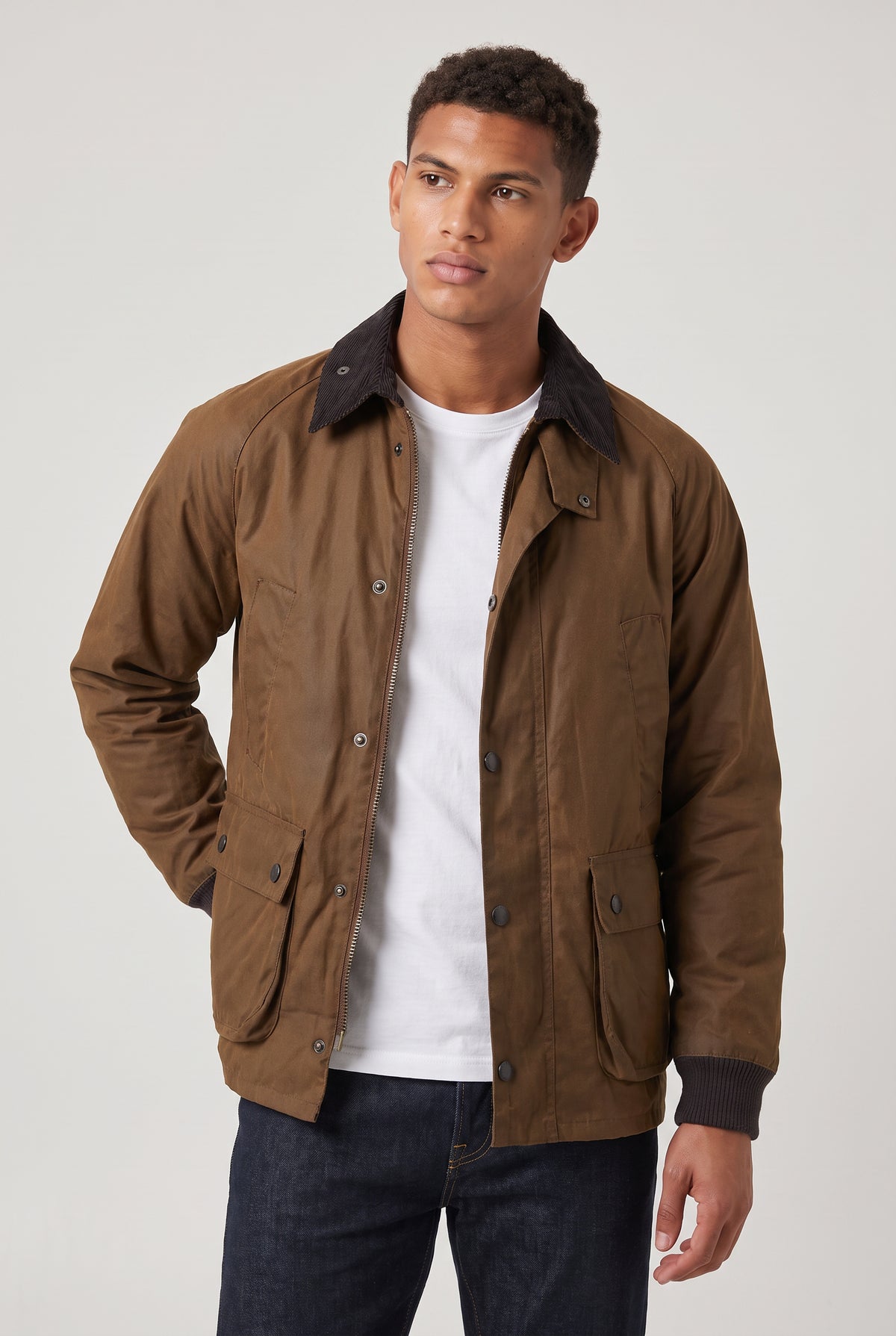 Men's Loose Zip-Up Casual Jacket
