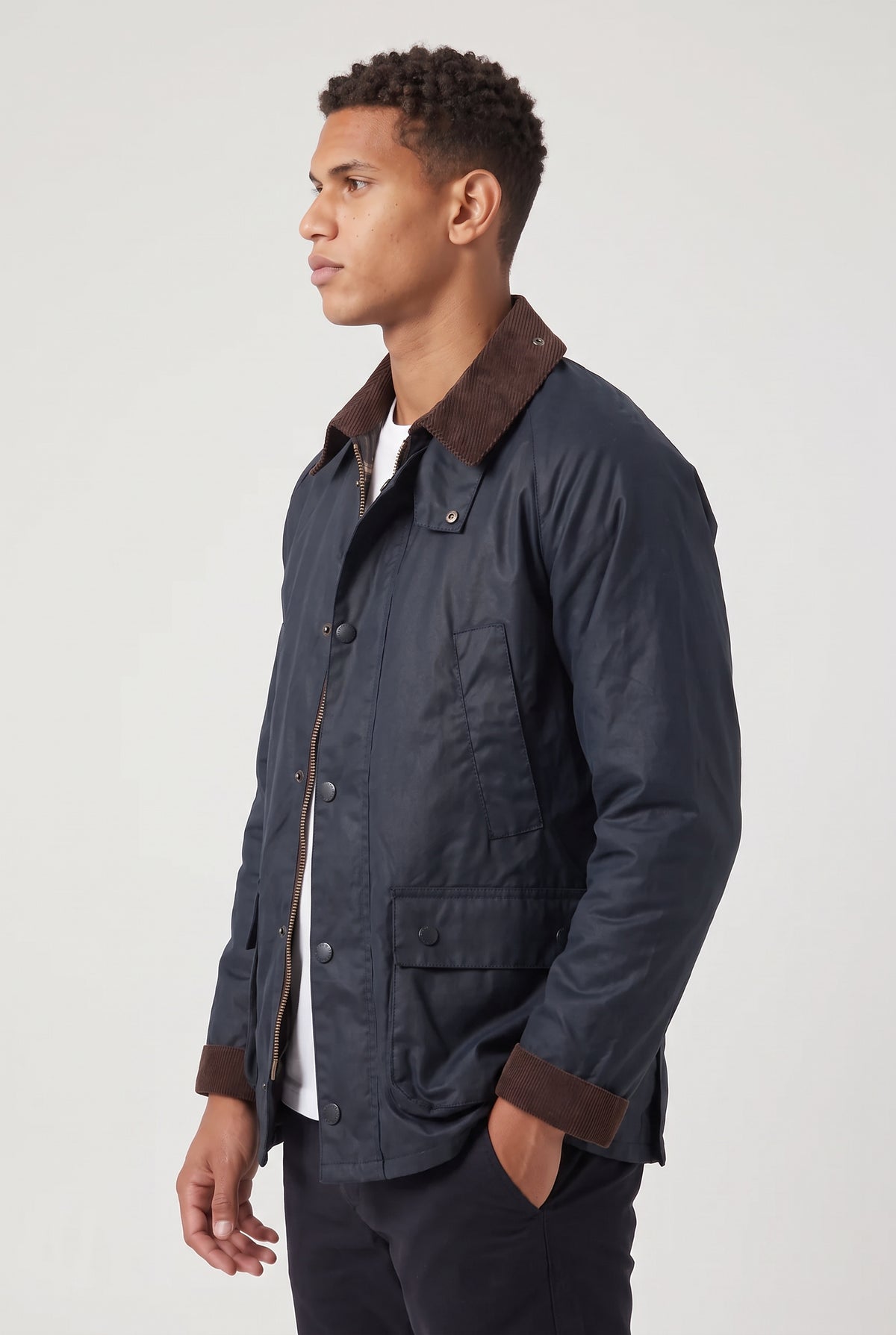 Men's Loose Zip-Up Casual Jacket
