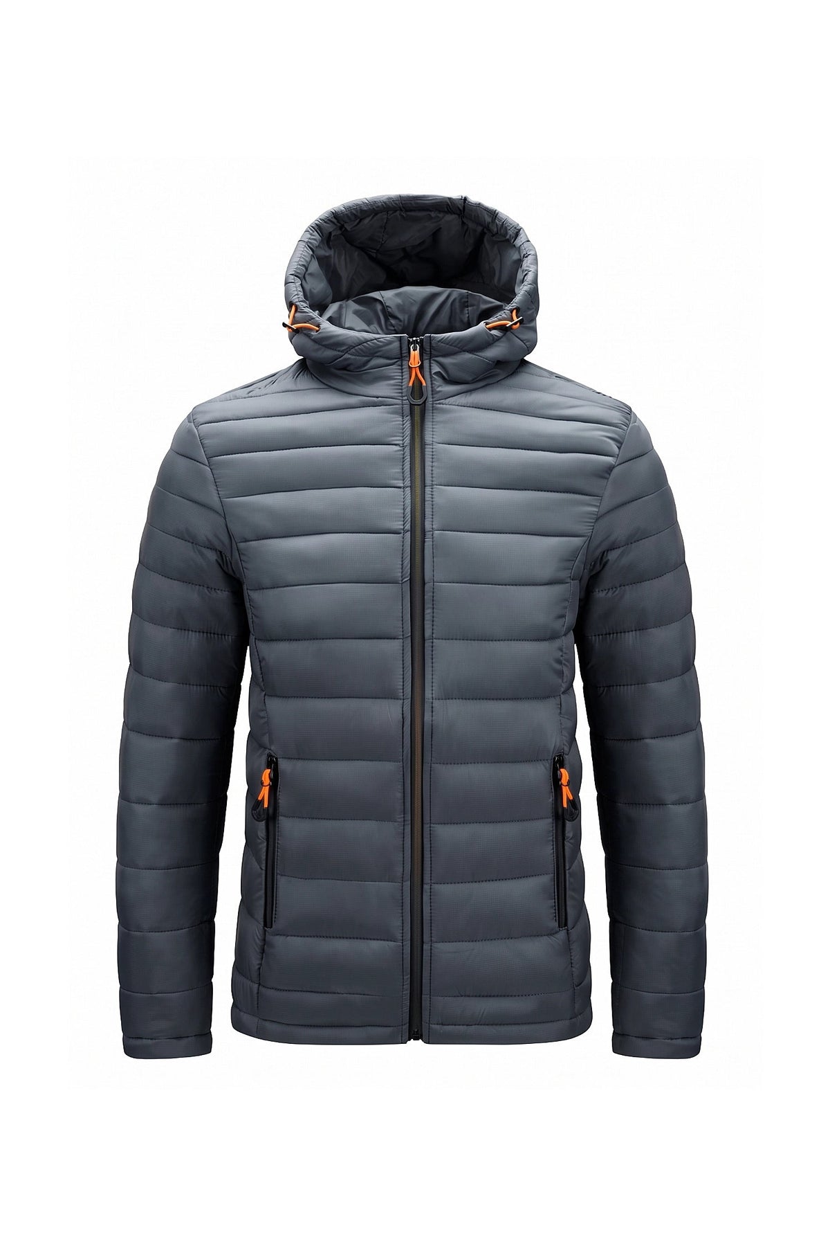 Men's Quilted Hooded Puffer Jacket