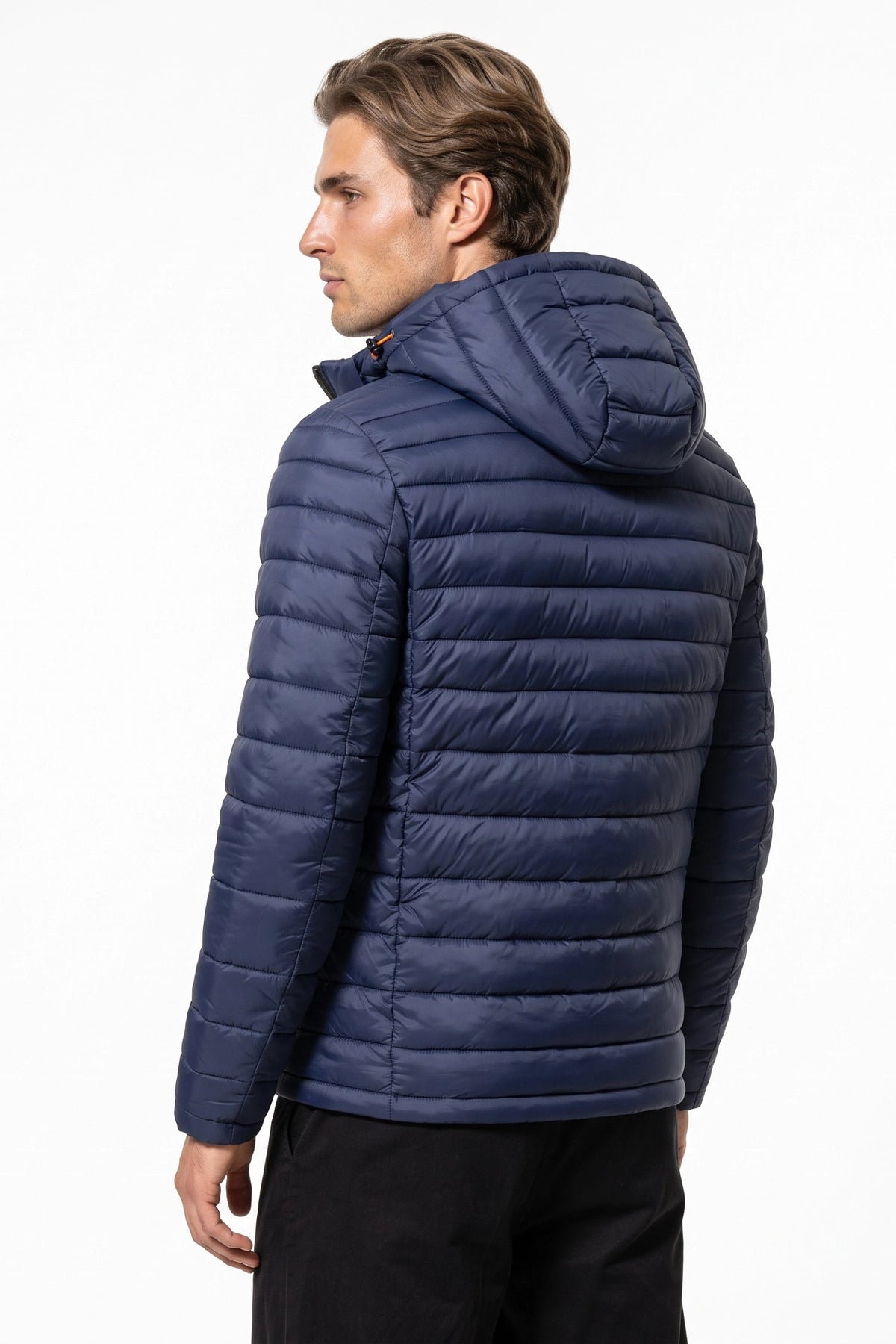 Men's Quilted Hooded Puffer Jacket