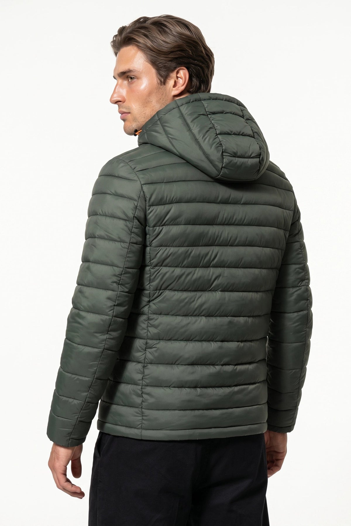 Men's Quilted Hooded Puffer Jacket