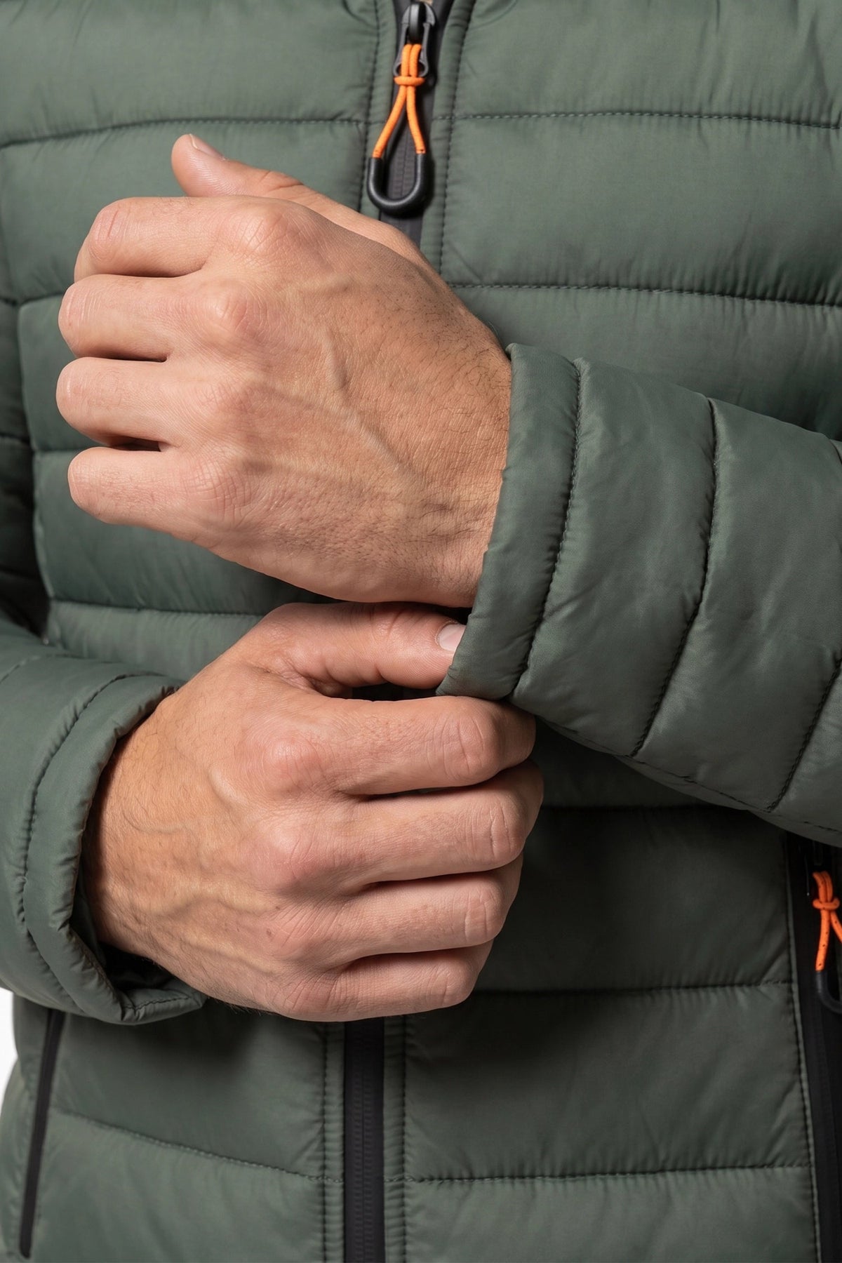 Men's Quilted Hooded Puffer Jacket
