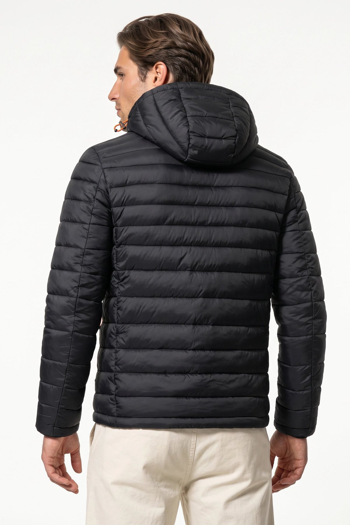 Men's Quilted Hooded Puffer Jacket