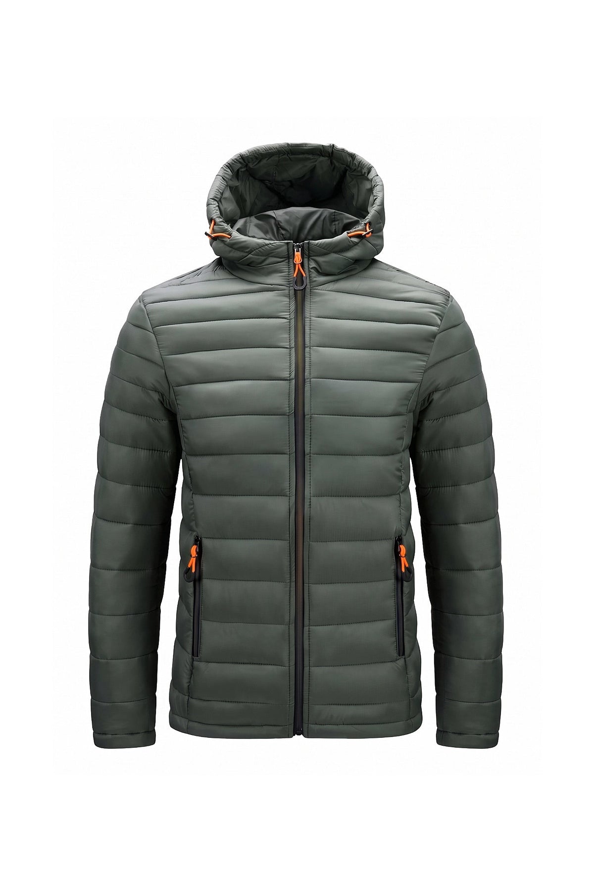 Men's Quilted Hooded Puffer Jacket