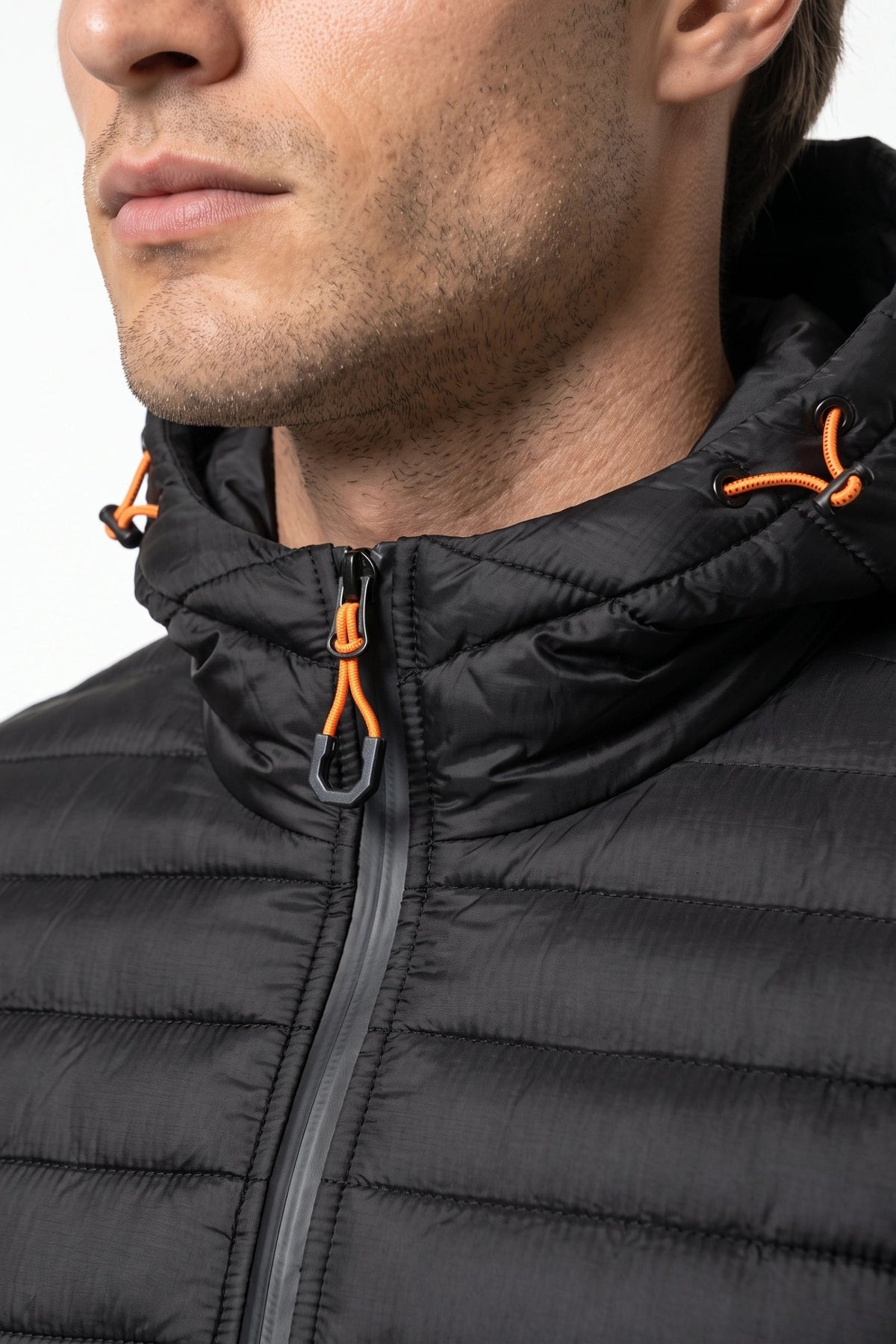 Men's Quilted Hooded Puffer Jacket
