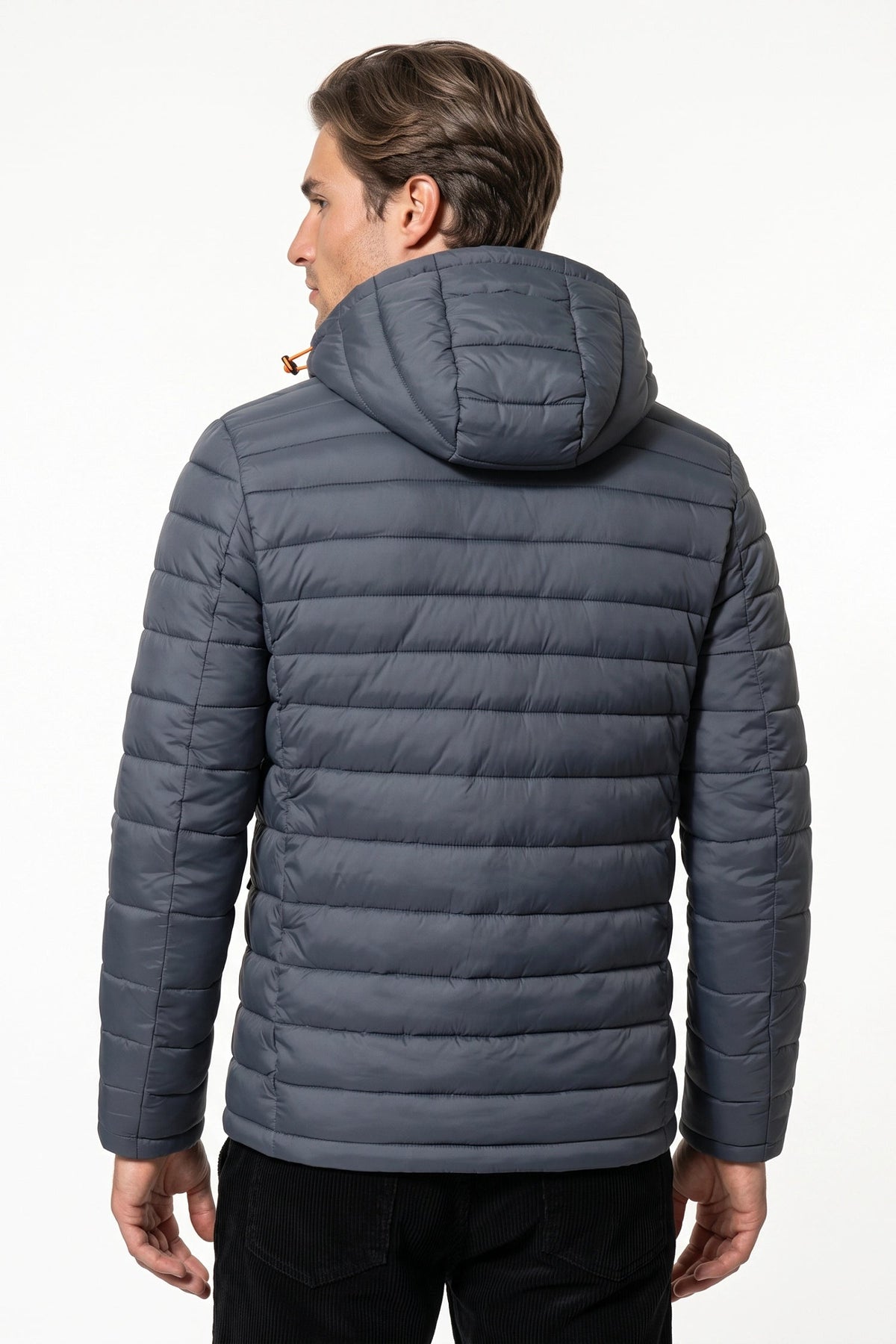 Men's Quilted Hooded Puffer Jacket