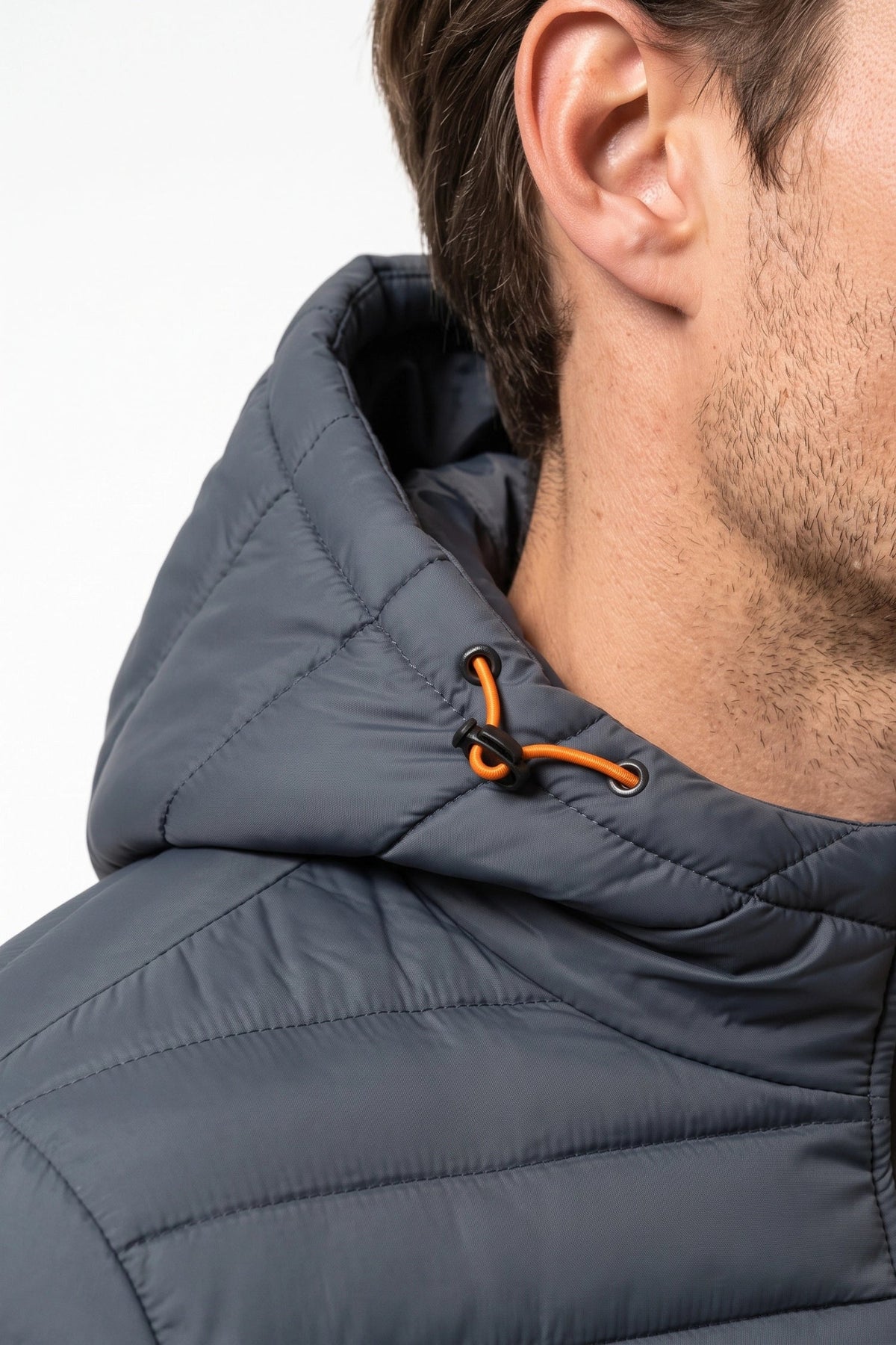 Men's Quilted Hooded Puffer Jacket