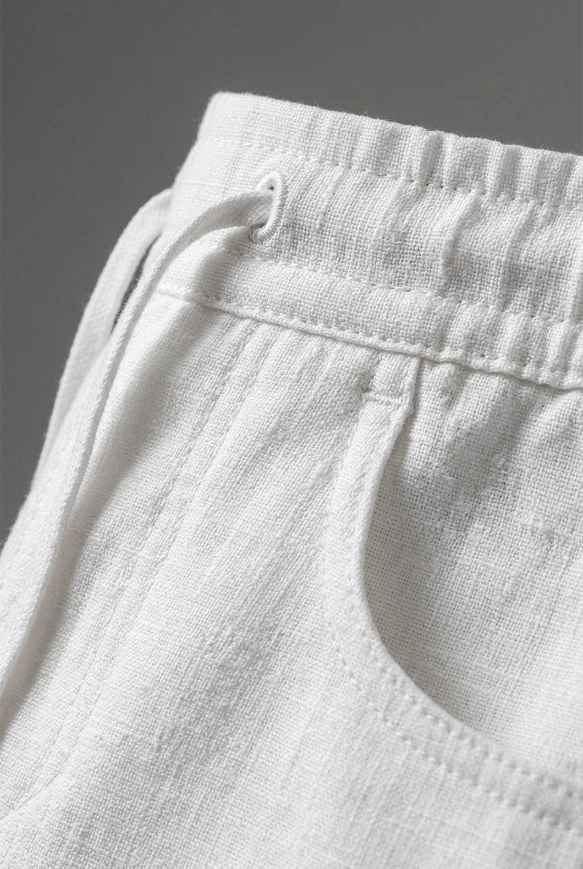 Men's Relaxed Drawstring Elasticated Waist Trousers
