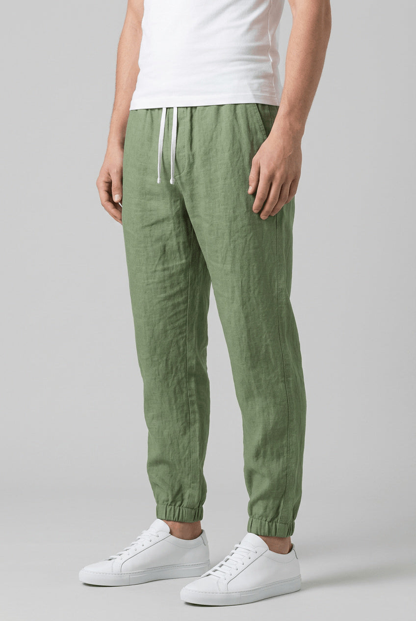 Men's Relaxed Drawstring Elasticated Waist Trousers