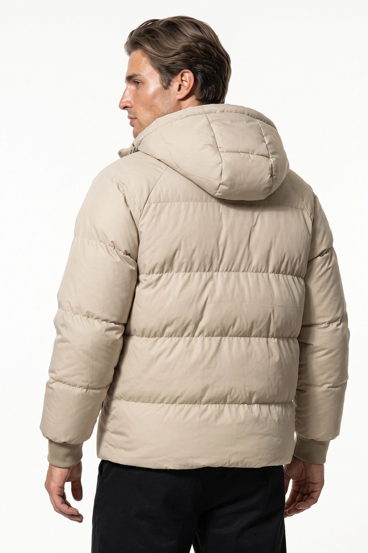 Men's Relaxed Hooded Puffer Jacket