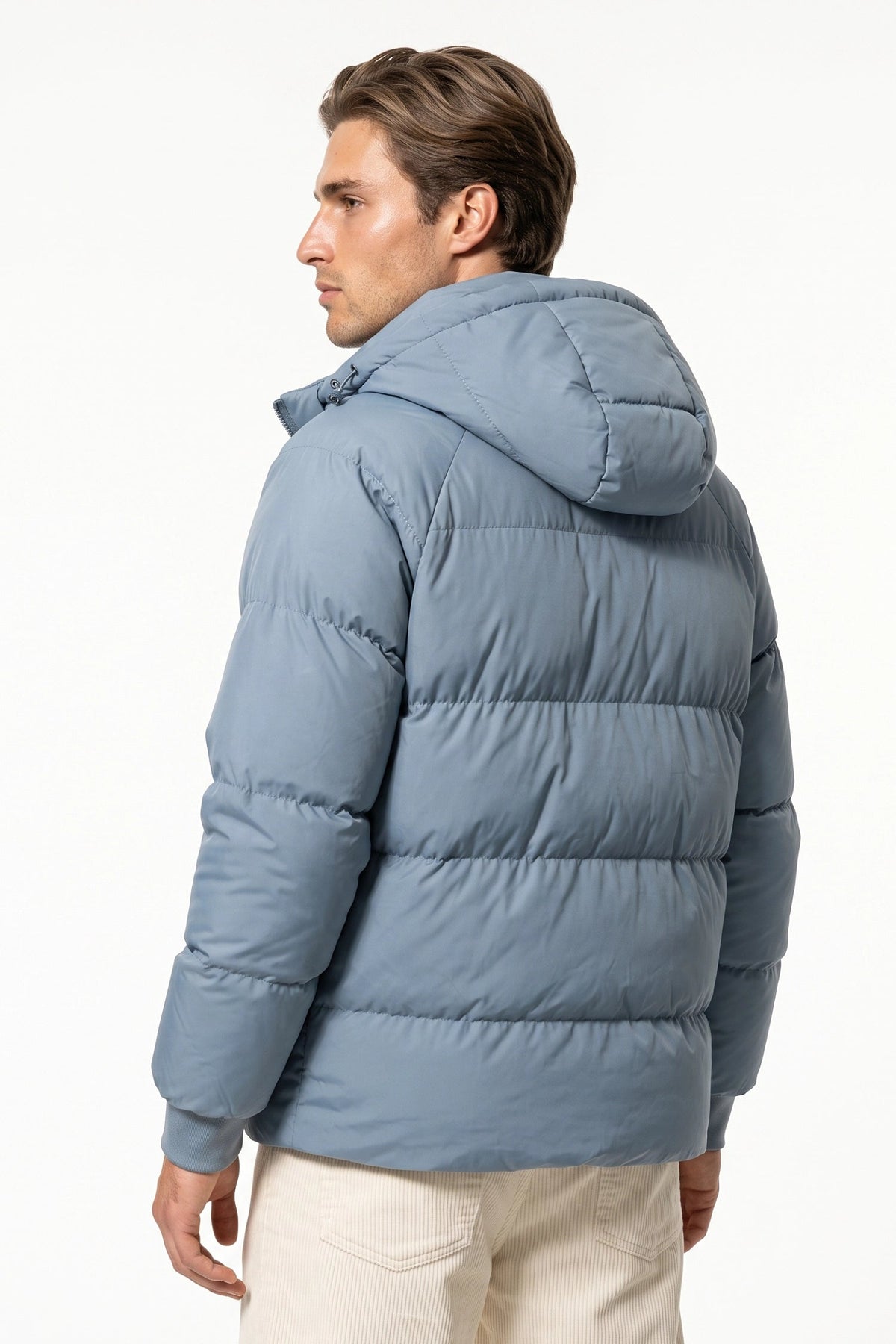 Men's Relaxed Hooded Puffer Jacket