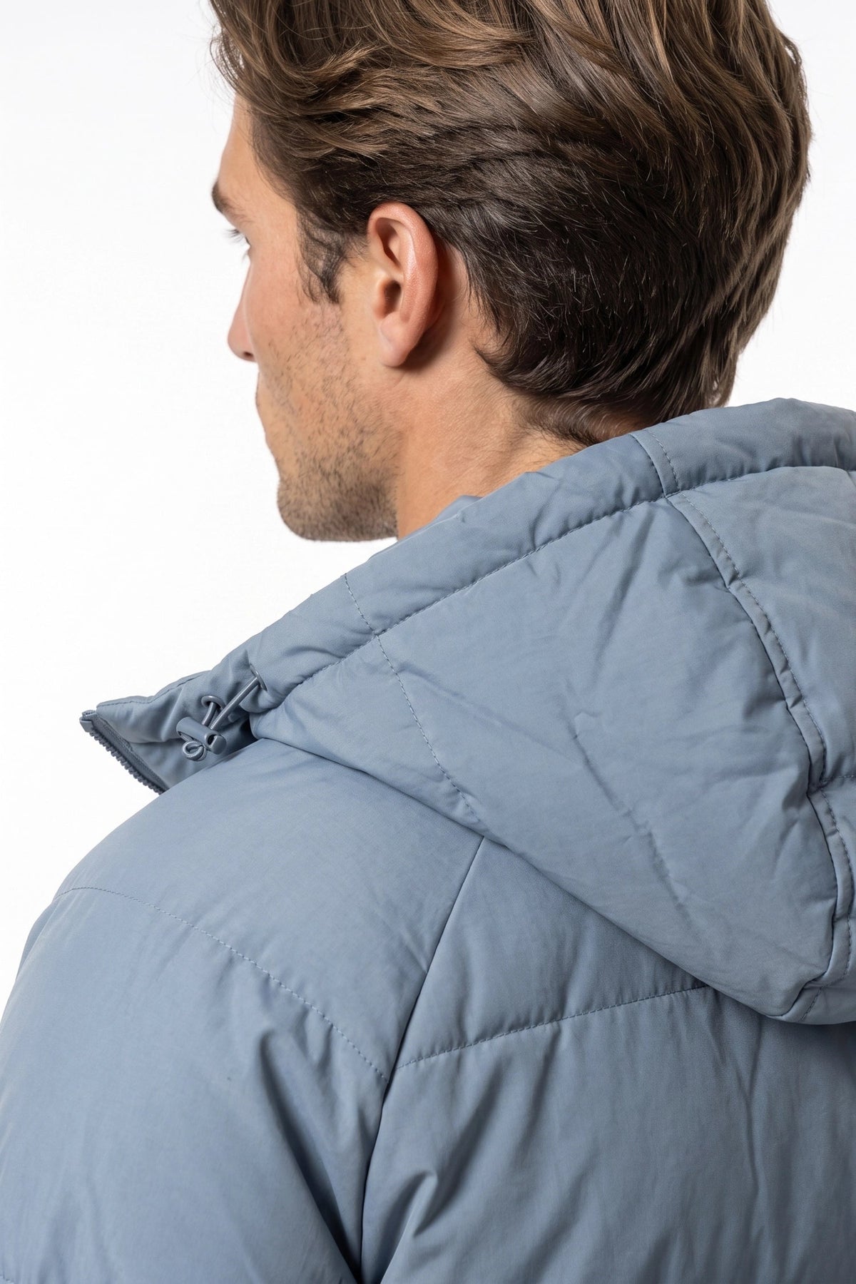 Men's Relaxed Hooded Puffer Jacket