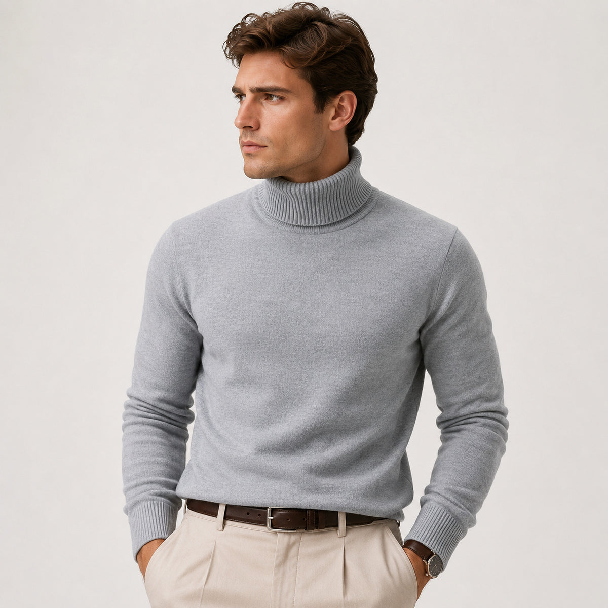 Men's Roll Neck Jumper